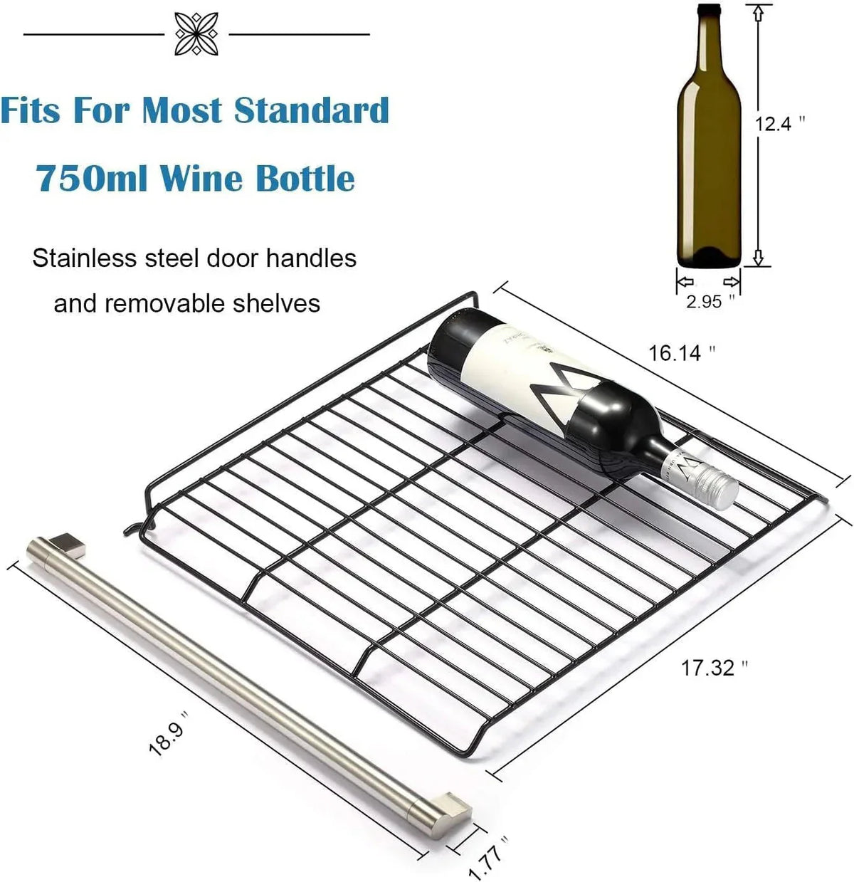 Wine Cooler/Cabinet Refrigerator Fridge