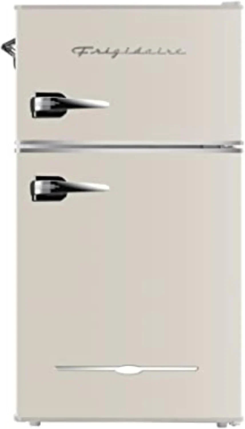 Frigidaire Retro Mini Fridge with Freezer & Side Bottle Opener-Small 2 Door Refrigerator for Office Bar or College Dorm Room-3.1 Cu Ft – 19”"D x 20.5" W x 33.5" H