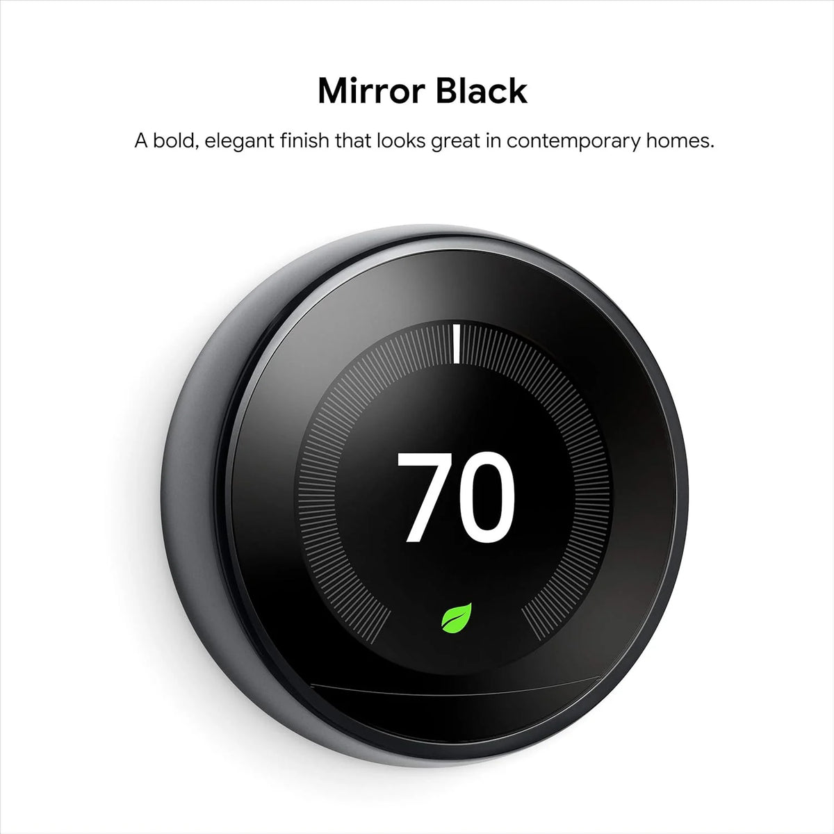 Nest 3rd Gen Learning Thermostat, Programmable Smart, Alexa Compatible, White, Wi-Fi, Energy Saving, Home Use