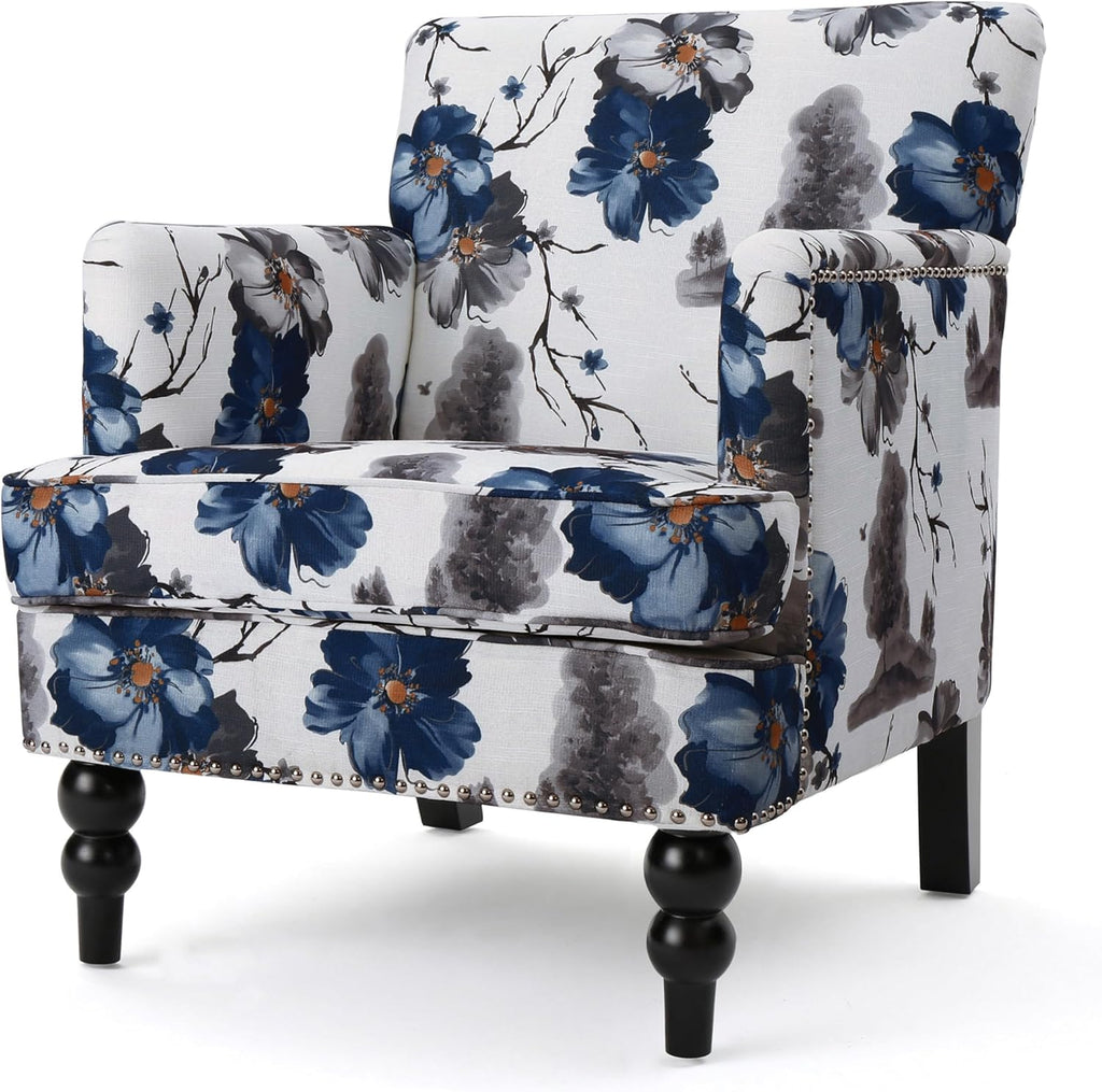 Christopher Knight Home Boaz Fabric Club Chair - Floral Print