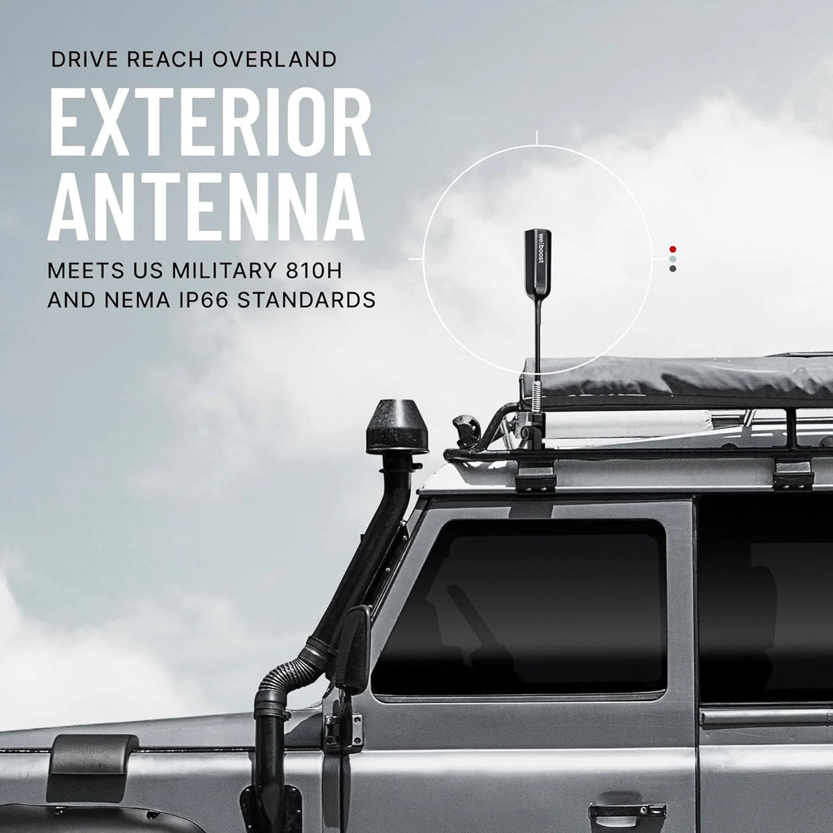 weBoost Drive Reach Overland Signal Booster for Off-Road Vehicles