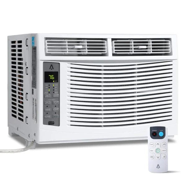 Window Air Conditioner With Reusable Filter & Controls, 6000 BTU 115V~, Suitable for 250 Sq.Ft