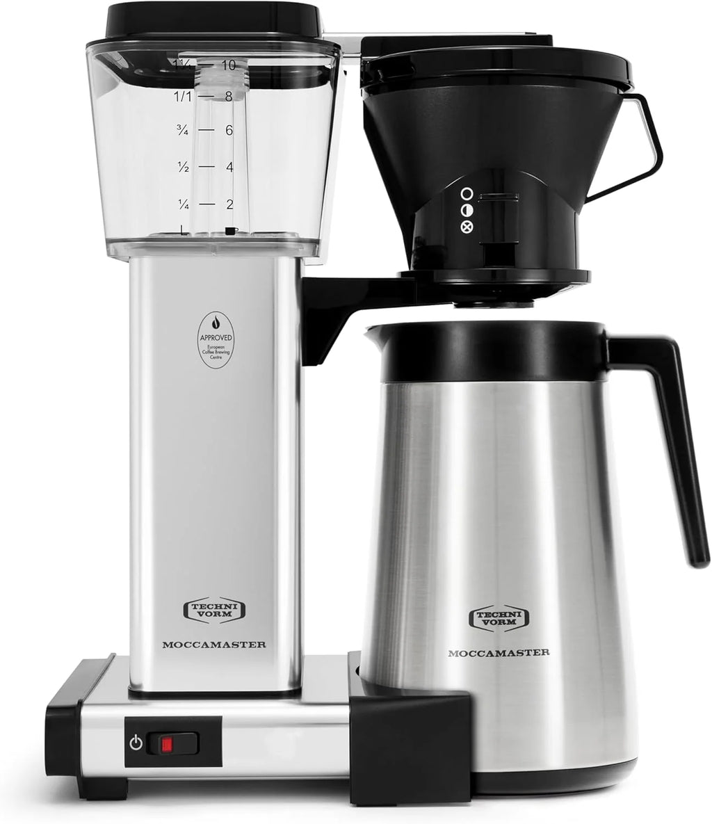 Technivorm Moccamaster KBT Coffee Brewer, 40oz, Polished Silver