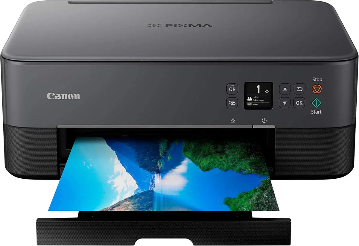 Canon PIXMA TR8620a - All-in-One Printer Home Office|Copier|Scanner|Fax|Auto Document Feeder | Photo, Document | Airprint (R), Android, Black, Works with Alexa