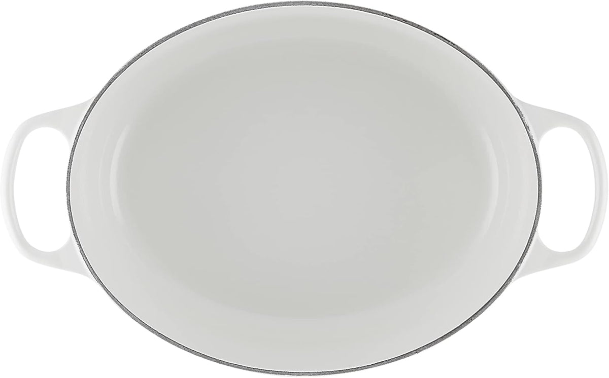 Le Creuset Enameled Cast Iron Signature Oval Dutch Oven, 6.75 qt., Marble