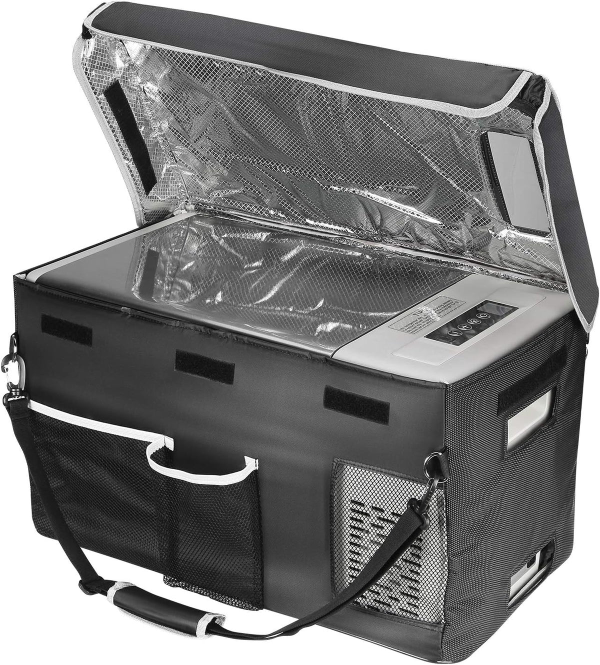 BougeRV 12 Volt Refrigerator 12V Car Fridge 23 Quart Portable Freezer Compressor Cooler 12/24V DC 110~240 Volt AC for Truck Van RV Camper SUV Travel Camping Road Trips Tailgating -7℉~50℉