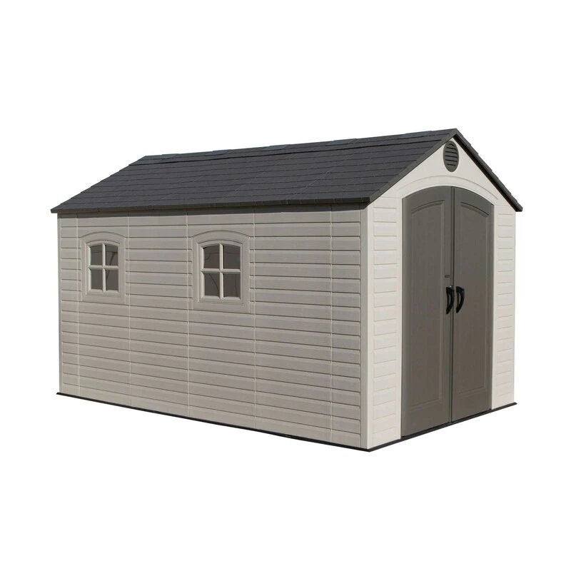 8 ft. W x 12.5 ft. D Plastic Storage Shed