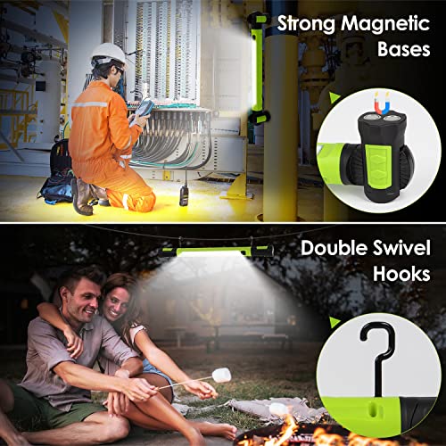 Work Light, 2500LM Bright LED Work Lights, 5200mAh Rechargeable Magnetic Underhood Work Light