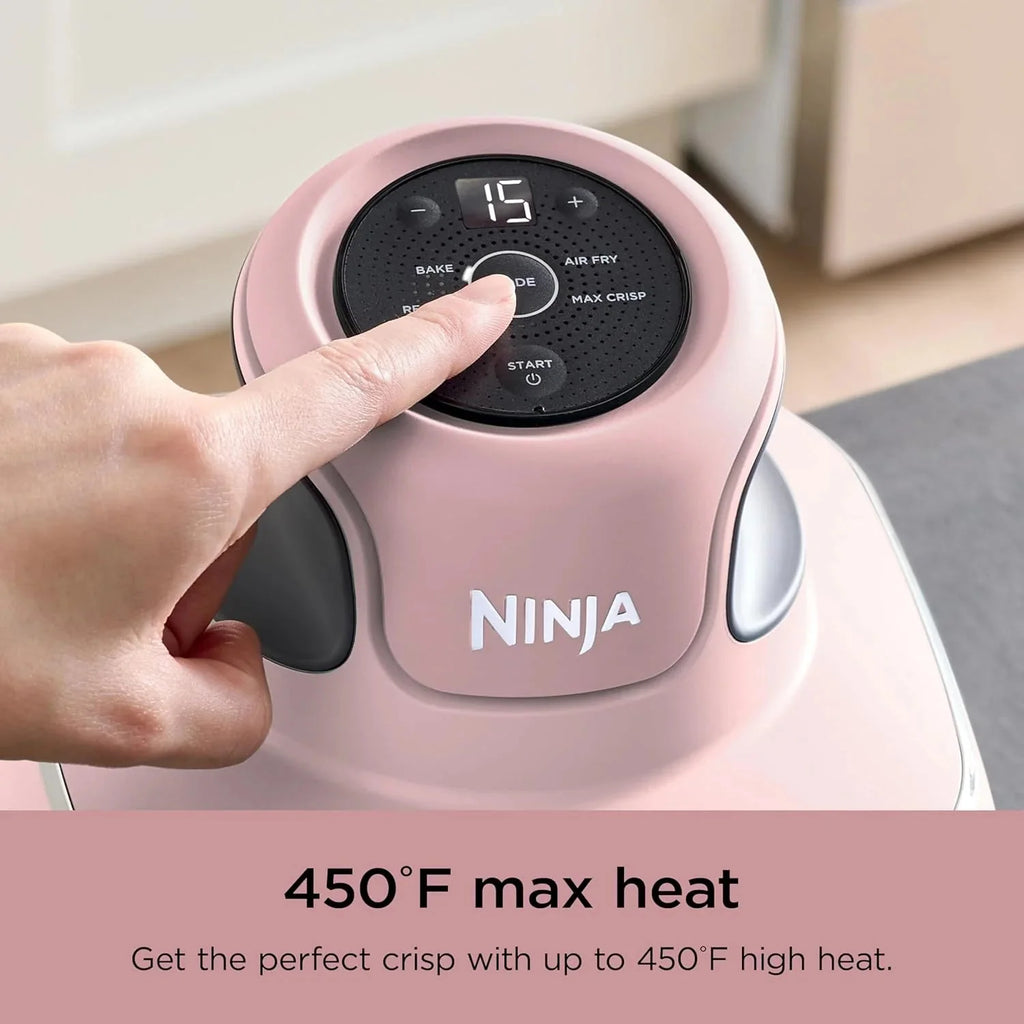 Ninja Crispi 4-in-1 Portable Glass Air Fryer Cooking System, 1500W, 4QT & 6-Cup TempWare Glass Containers with Storage Lids, Microwave, Freezer & Dishwasher Safe