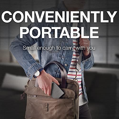 Seagate One Touch, 1TB, Password Activated Hardware encryption, Portable External Hard Drive, PC, Notebook & Mac, USB 3.0, Black (STKY1000400)