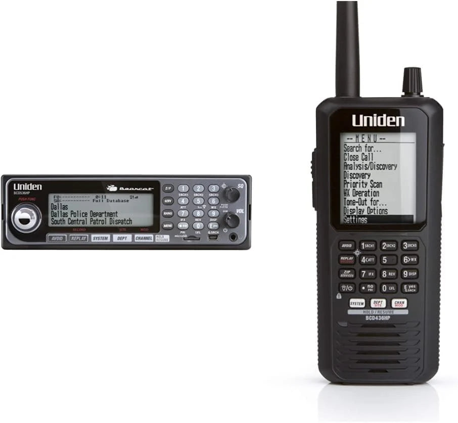 Uniden BCD436HP HomePatrol Digital Handheld Scanner with GPS & Weather Alerts