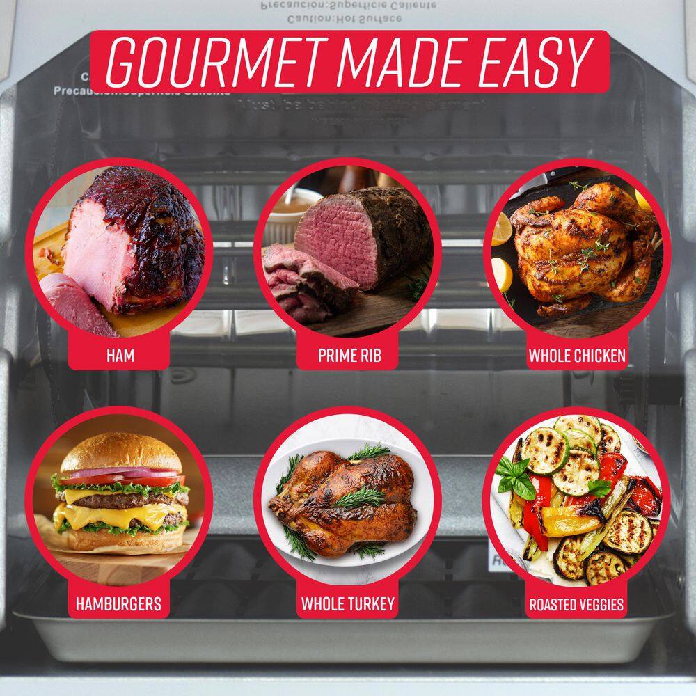 Digital Platinum Showtime Countertop Rotisserie Oven ST5000PLAT