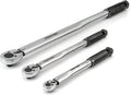 TEKTON Torque Wrench Set 1/4 3/8 1/2 Inch Micrometer 3-Piece
