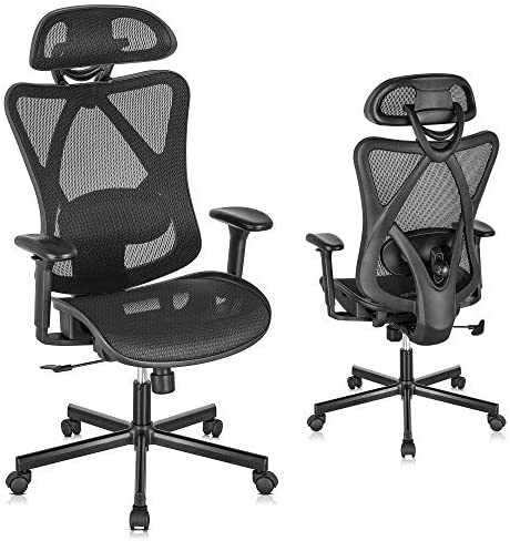 SUNNOW Ergonomic Office Chair, Mesh Computer Desk Chair , High Back Executive Task Chair