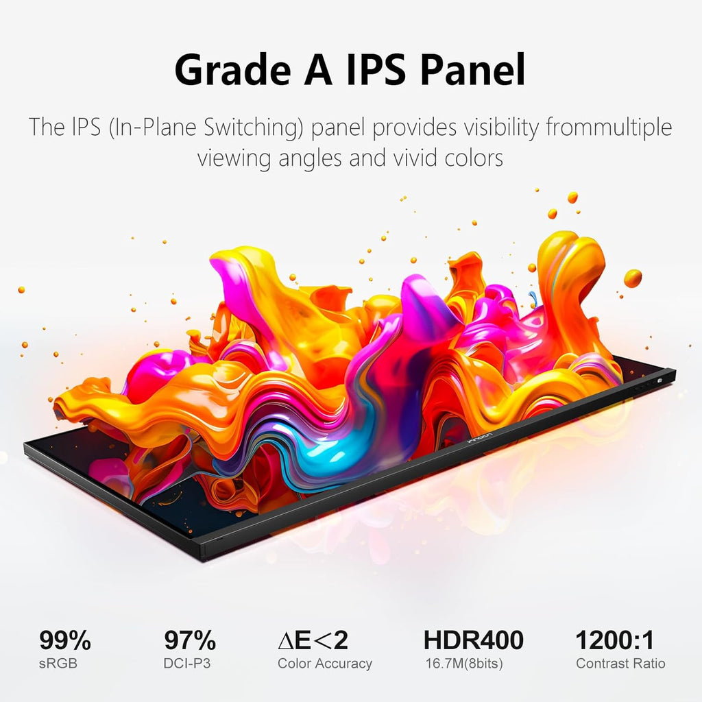 INNOCN 40 Inch 5K 5120 x 2160p Ultrawide Monitor for Laptop, 21:9, 100Hz, IPS, HDMI, DP, FreeSync, HDR400, USB-C, DeltaE＜2, Built-in Speakers, Height Adjustable, Black - 40C1U