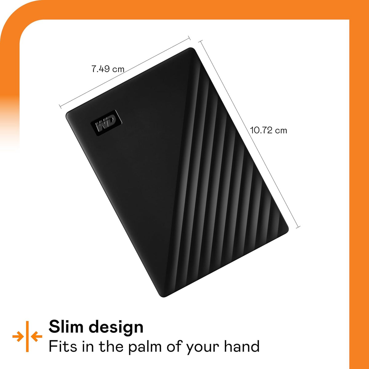 WD 6TB My Passport, Portable External Hard Drive, Black, Backup Software with Defense Against ransomware, and Password Protection, USB 3.1/USB 3.0 Compatible - WDBR9S0060BBK-WESN