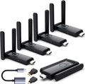 Wireless HDMI Transmitter with 4 Receivers, 165FT, Plug & Play