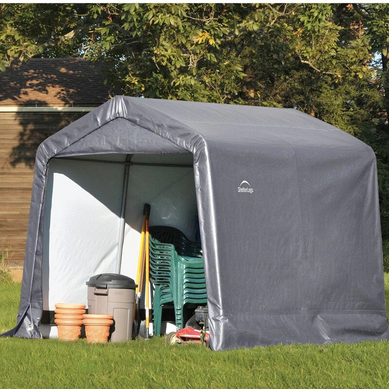 8 Ft. W x 8 Ft. D Plastic Storage Shed