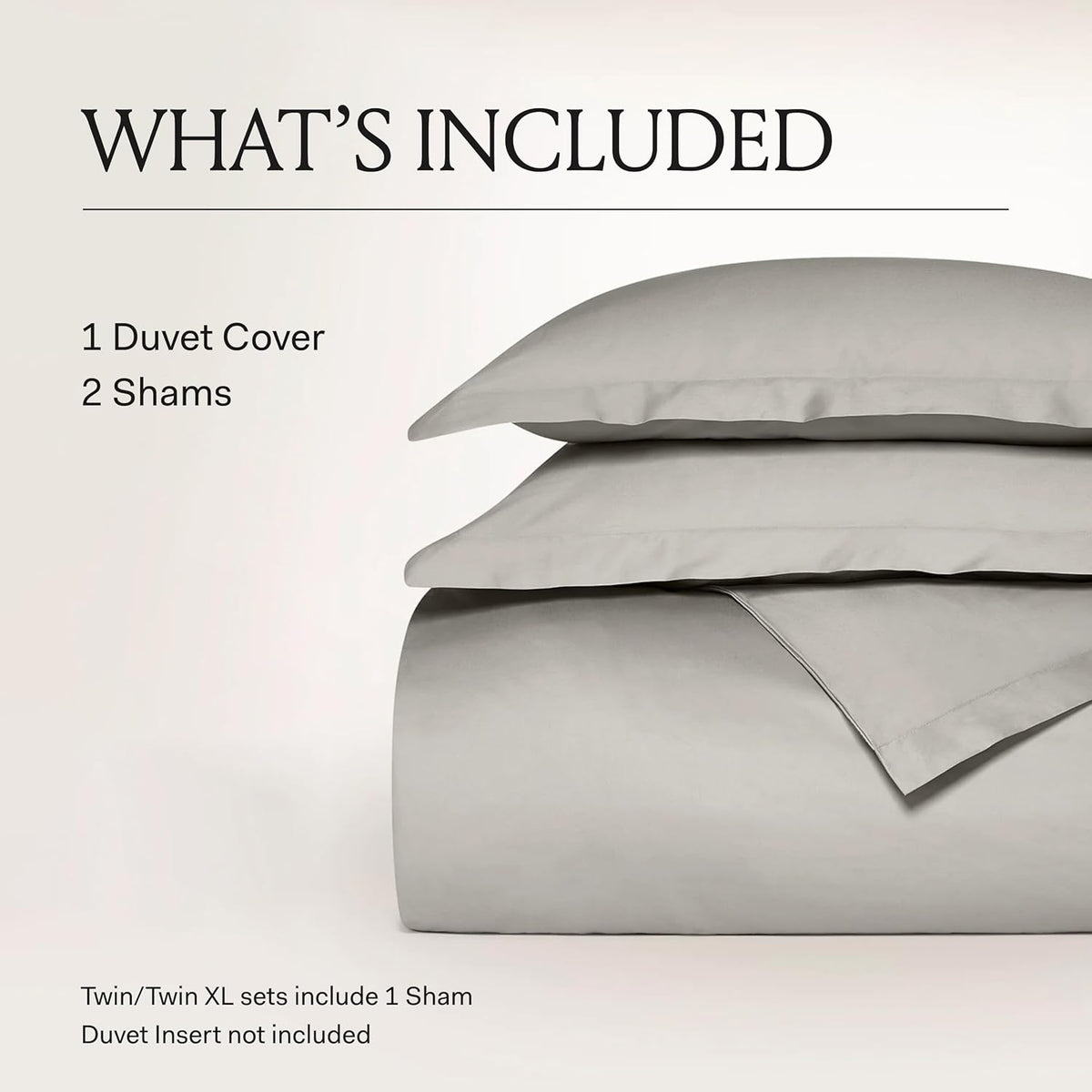BOLL & BRANCH Signature Hemmed Duvet Set - Full/Queen, Sageleaf - Luxury 100% Organic Cotton - 1 Duvet Cover, 2 Shams - Buttery Soft, Hidden Closures