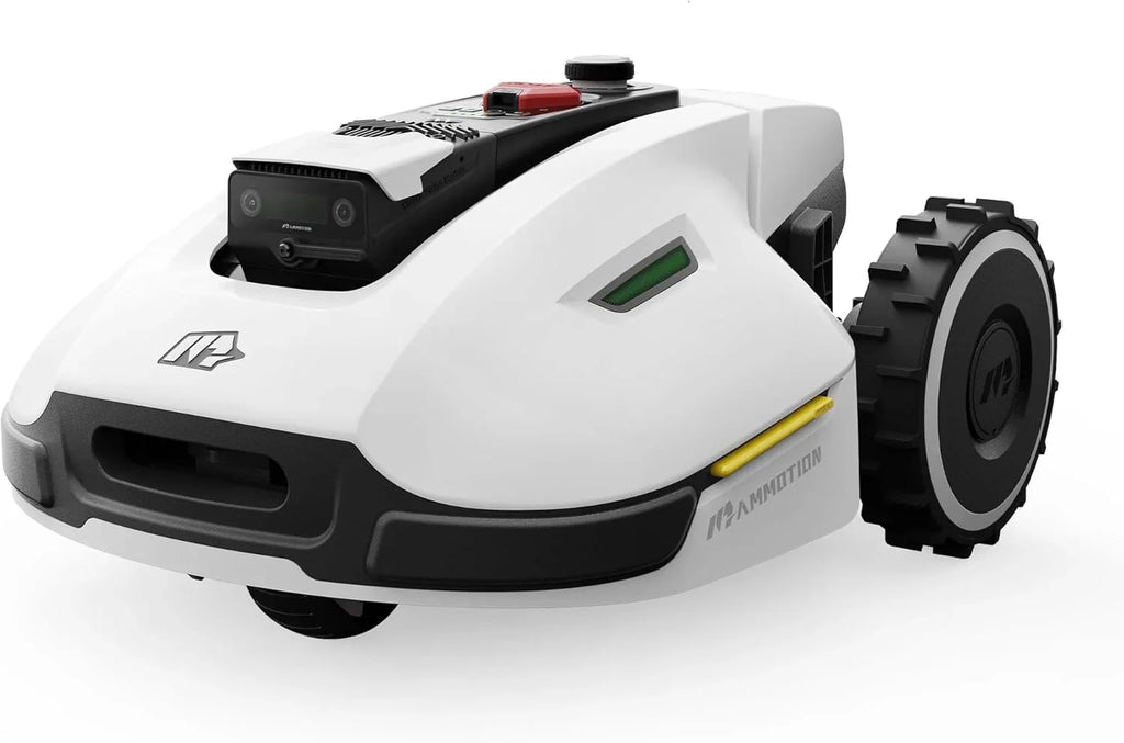 YUKA Mini 500H Robot Lawn Mower Reception 0.12 Acre, Max. 0.17 Acre, Ultrasense AI Vision+ RTK Positioning, Auto Mapping, App Control,45% Slope, Cutting Height 2''~3.5'', 3 Mowing Zones