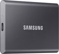 Samsung T7 Portable SSD, 1TB External Solid State Drive, Speeds Up to 1,050MB/s, USB 3.2 Gen 2, Reliable Storage for Gaming, Students, Professionals, MU-PC1T0T/AM, Gray