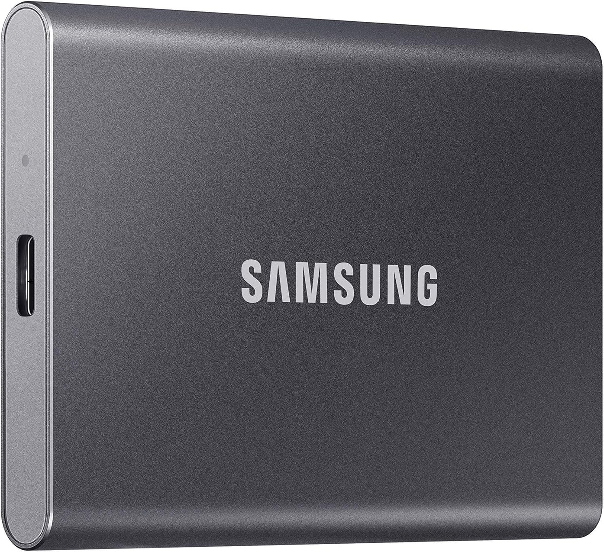Samsung T7 Portable SSD, 1TB External Solid State Drive, Speeds Up to 1,050MB/s, USB 3.2 Gen 2, Reliable Storage for Gaming, Students, Professionals, MU-PC1T0T/AM, Gray