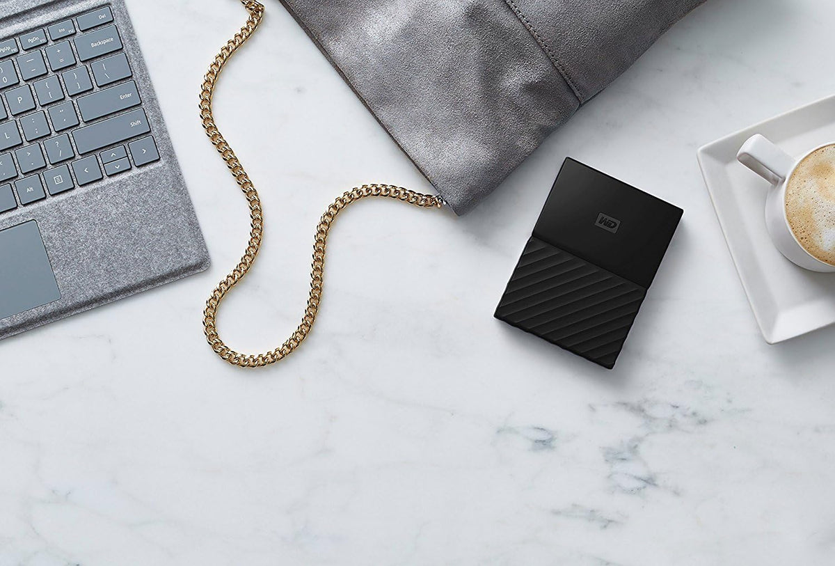 WD 1TB Black My Passport Portable External Hard Drive - USB 3.0 - WDBYNN0010BBK-WESN