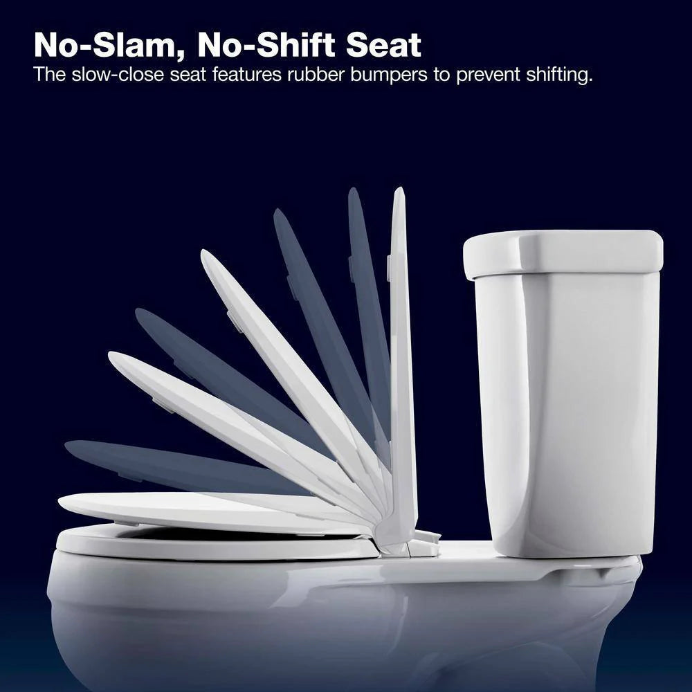 KOHLER Highline Arc Extra Tall Elongated Toilet 1.28 GPF White with Seat