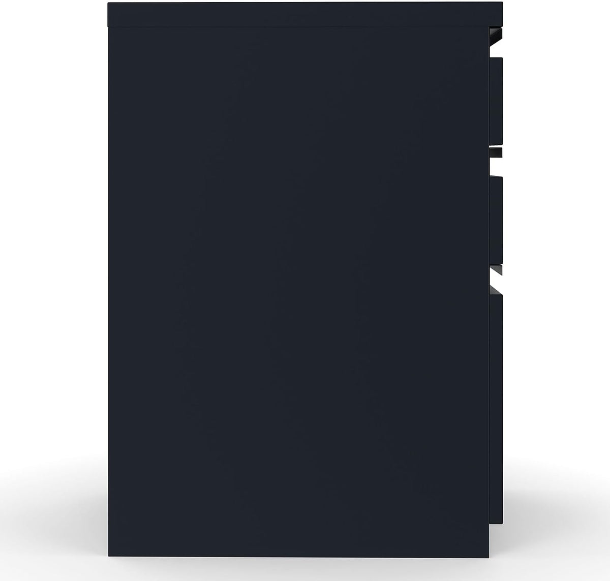 STAPLES 3-Drawer Vertical File Cabinet, Letter Size Documents, Lockable, 19.88" D x 15" W x 27.75" H, Black