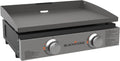 Blackstone 1666 22” Tabletop Griddle with Stainless Steel Faceplate, Powder Coated Steel, Black