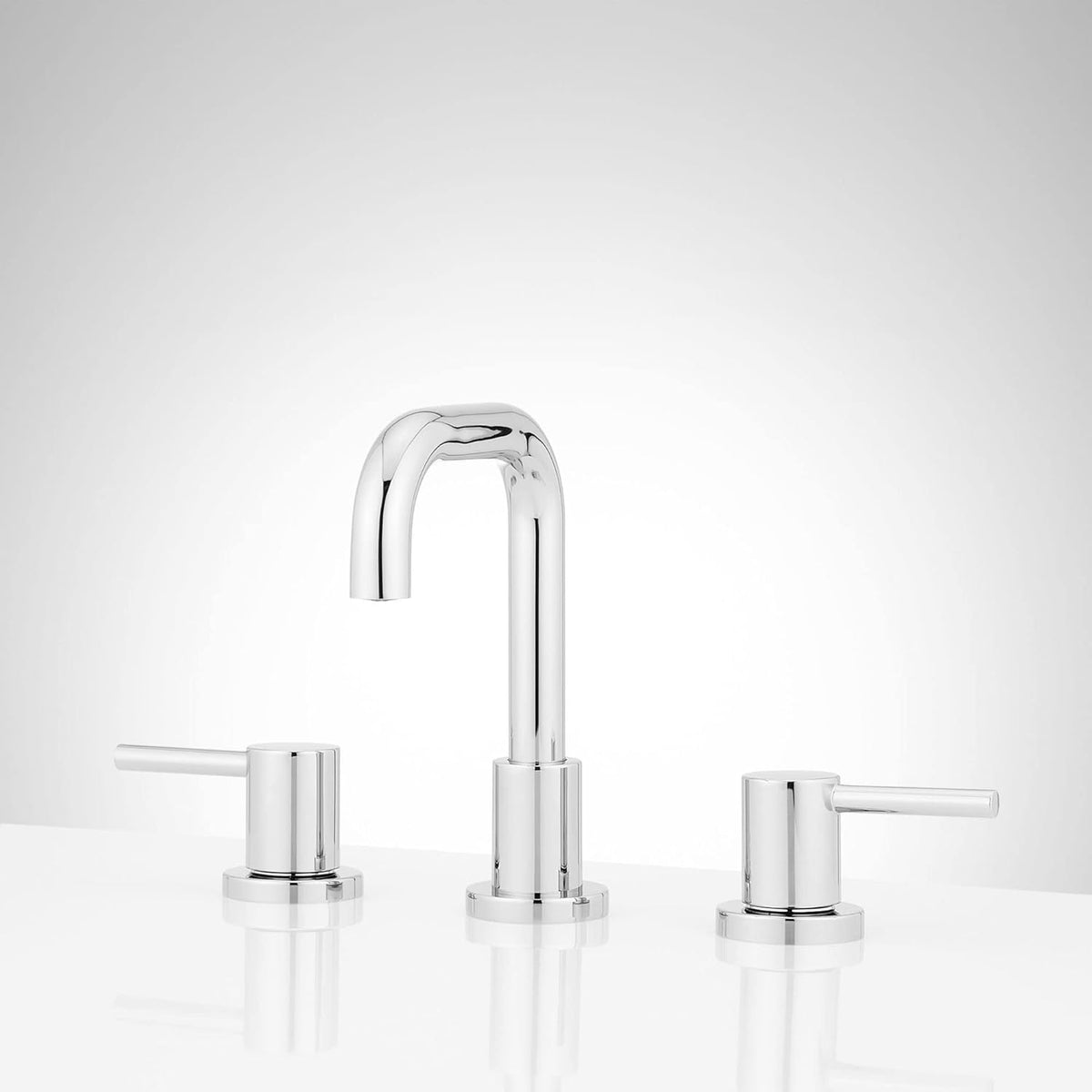Signature Hardware 483889 Lexia 1.2 GPM Widespread Bathroom Faucet with Pop-Up Drain Assembly