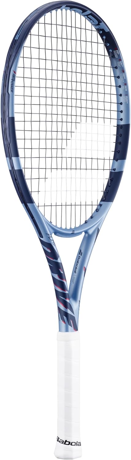 Babolat Pure Drive Lite 11th Gen Tennis Racquet Strung with 16g Syn Gut at Mid-Range Tension