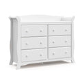 Storkcraft Avalon 6-Drawer Double Dresser, White