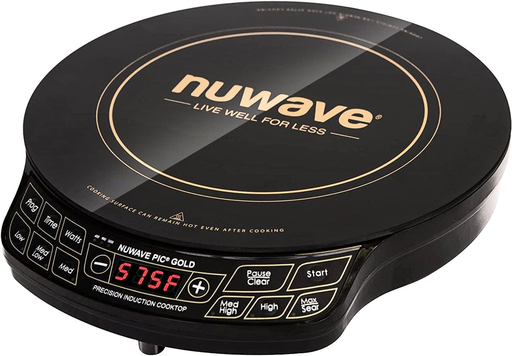 Nuwave Gold Precision Induction Cooktop, Powerful with Large 8” Heating Coil