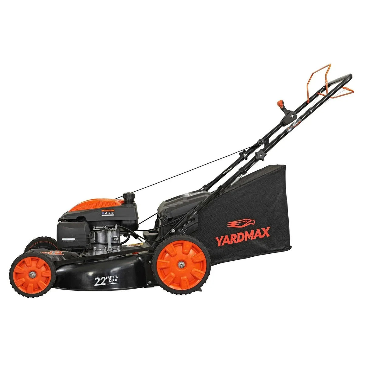 YG2860 22′′ 201cc 3-in-1 Gas Self-Propelled Lawn Mower with CVT and High Wheels