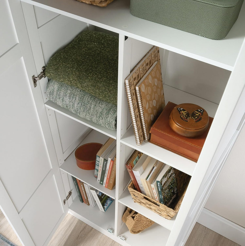 Sauder Select Storage Cabinet/ Pantry cabinets, White finish