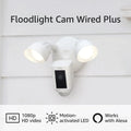Ring Floodlight Cam Wired Plus with motion-activated 1080p HD video, Black (2021 release)