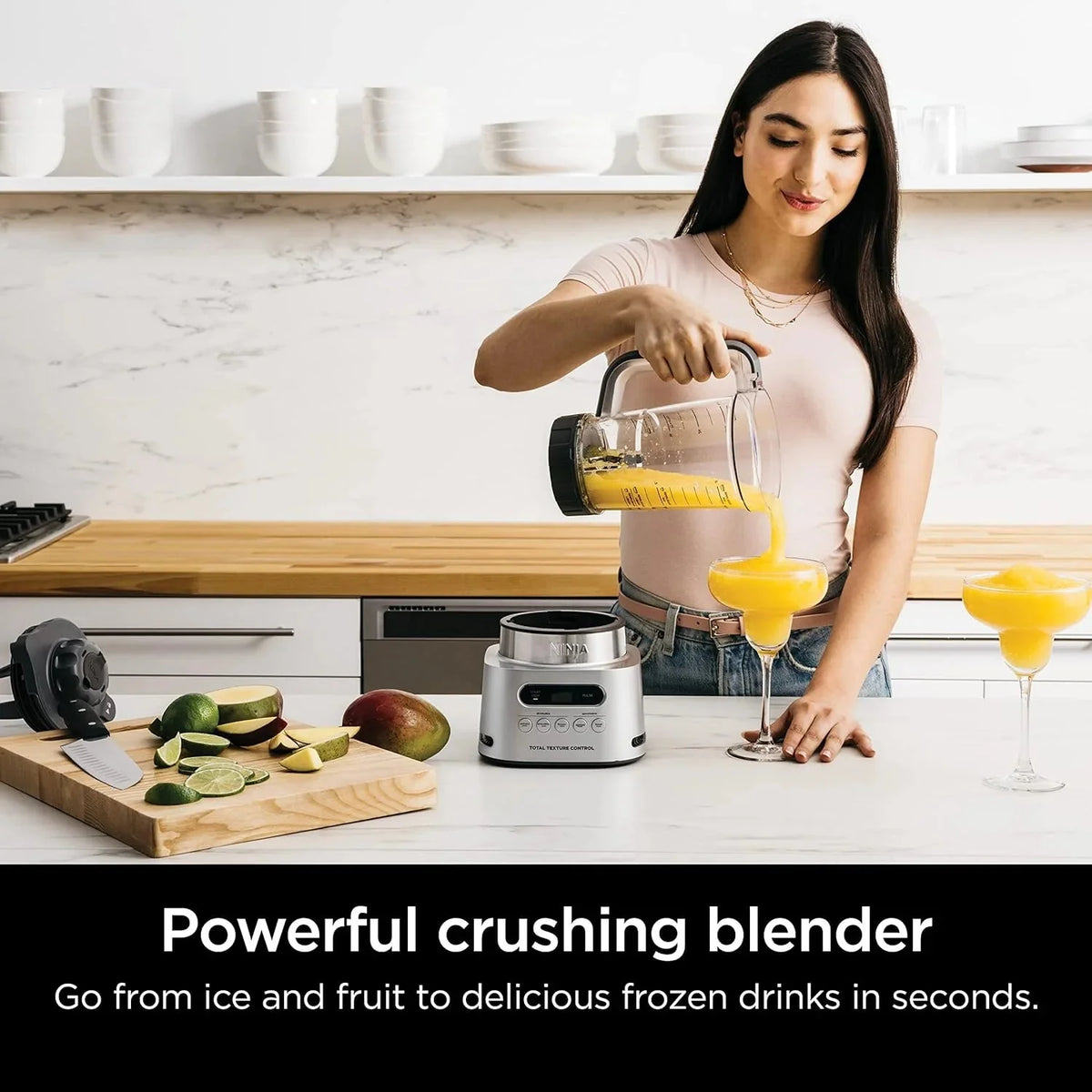 Ninja SS151 Twisti Blender Duo, High Speed 1600 WP Smoothie Nutrition Extractor