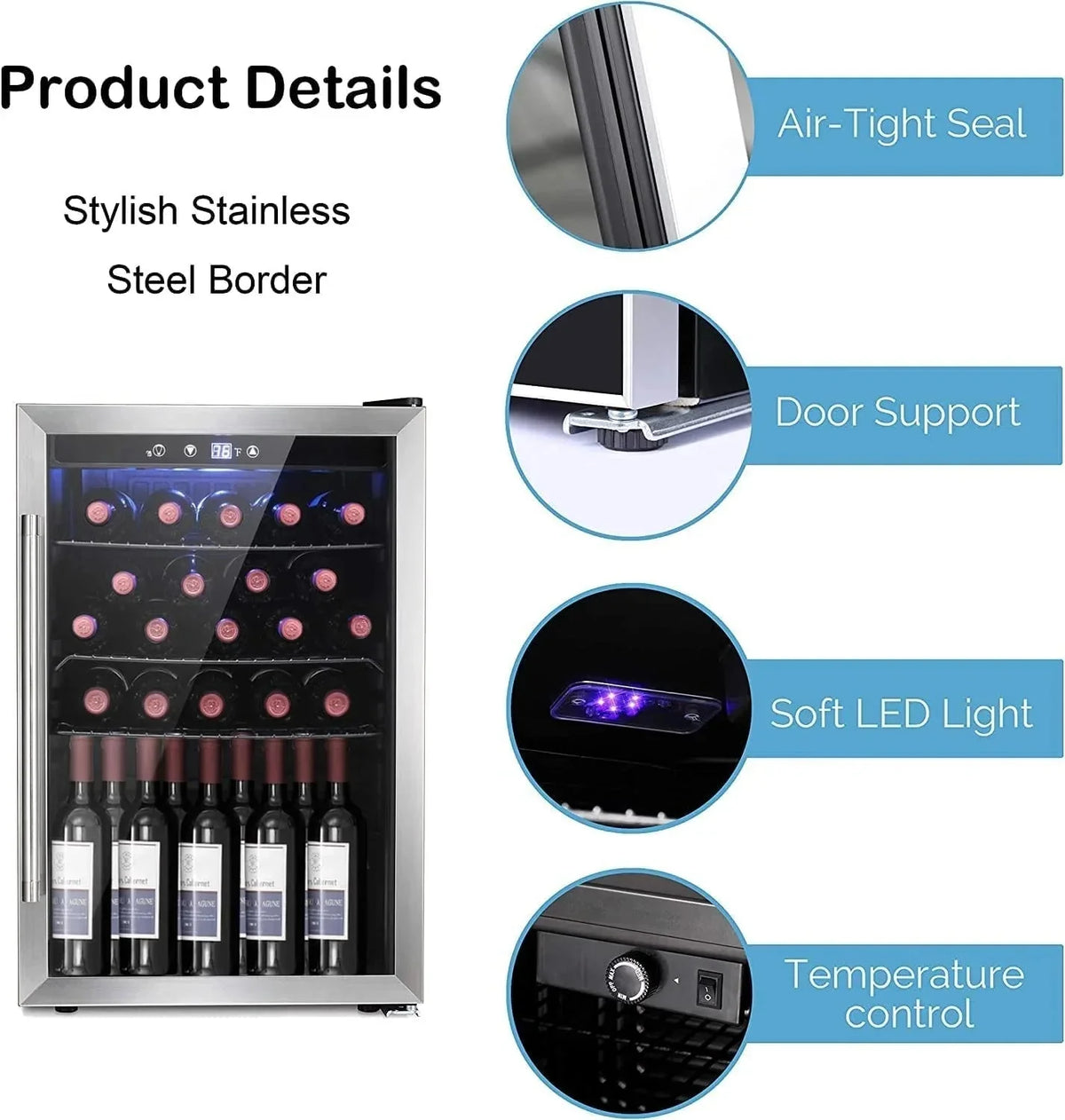 Wine Cooler/Cabinet Refrigerator Fridge