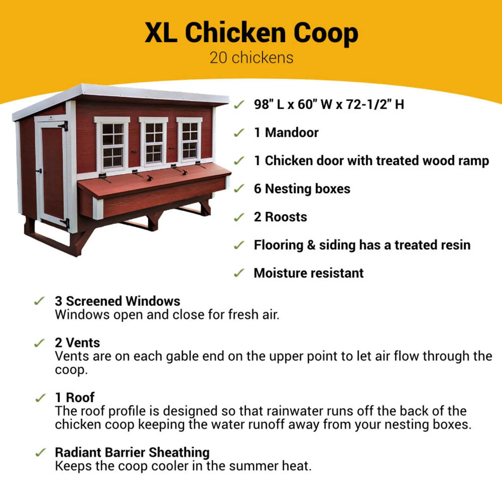 OverEZ Chicken Coop – X-Large