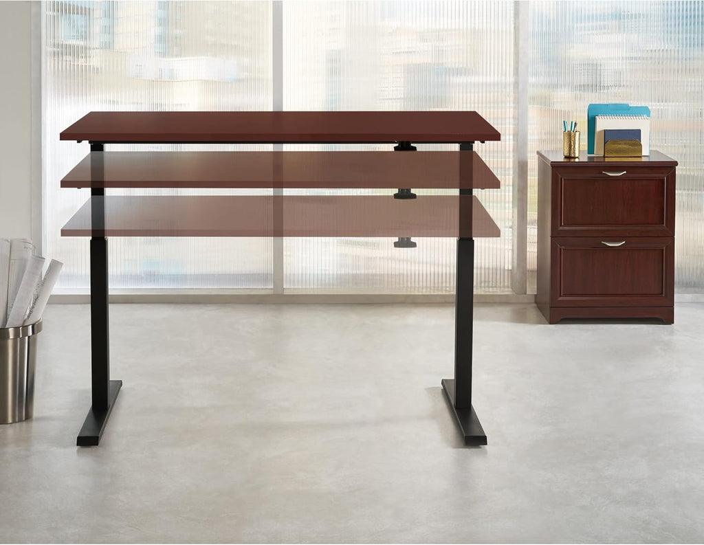 Realspace® Magellan 23-1/2"W x 16-9/16"D Lateral 2-Drawer File Cabinet, Classic Cherry