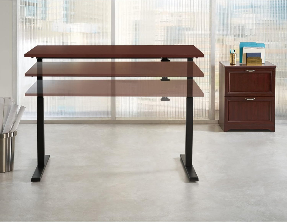 Realspace® Magellan 23-1/2"W x 16-9/16"D Lateral 2-Drawer File Cabinet, Classic Cherry