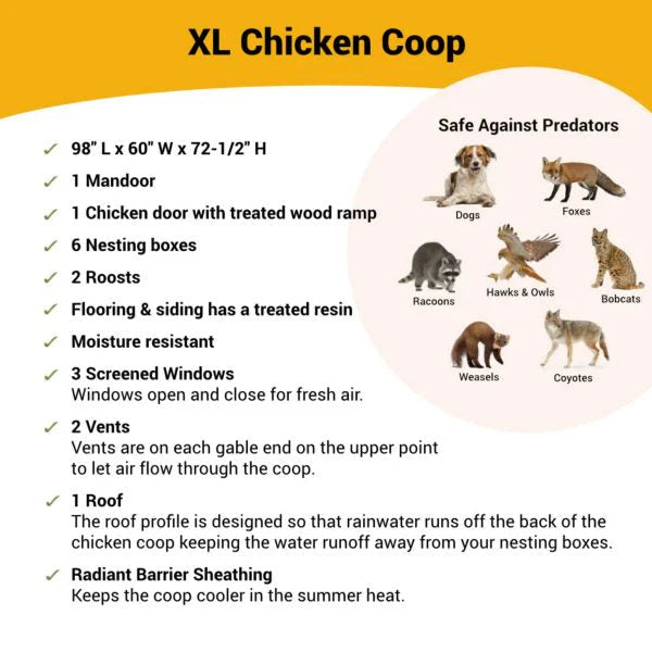 OverEZ Chicken Coop – X-Large