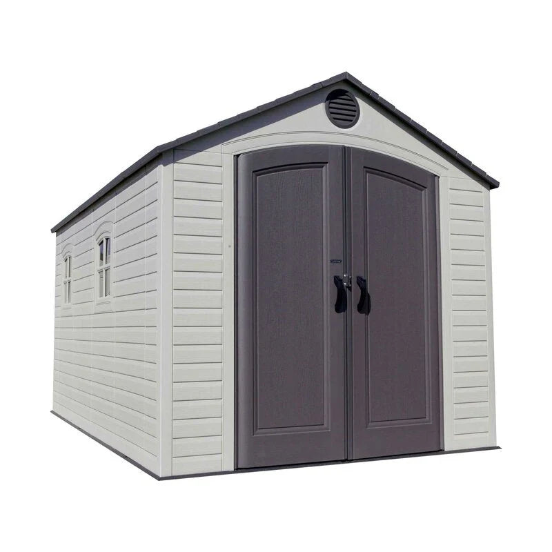 8 ft. W x 12.5 ft. D Plastic Storage Shed