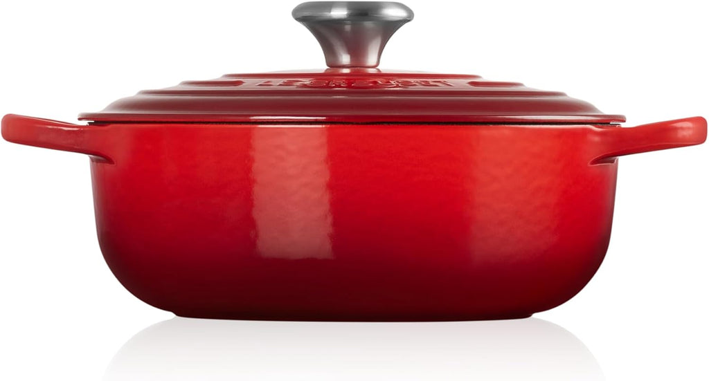 Le Creuset Enameled Cast Iron Signature Sauteuse Oven, 3.5 qt., Cerise