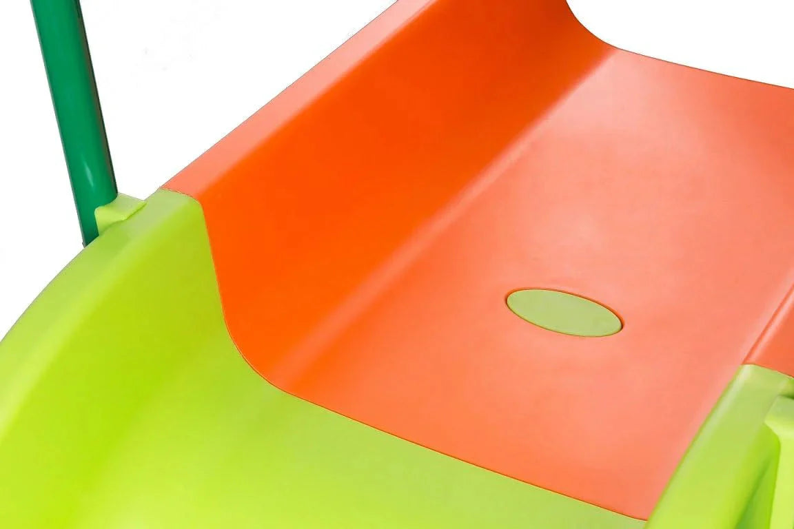 Outdoor Playground Slide, Big Backyard Freestanding Plastic Slide, 10 ft Outdoor Swing Set Slide for Kids Ages 4-8