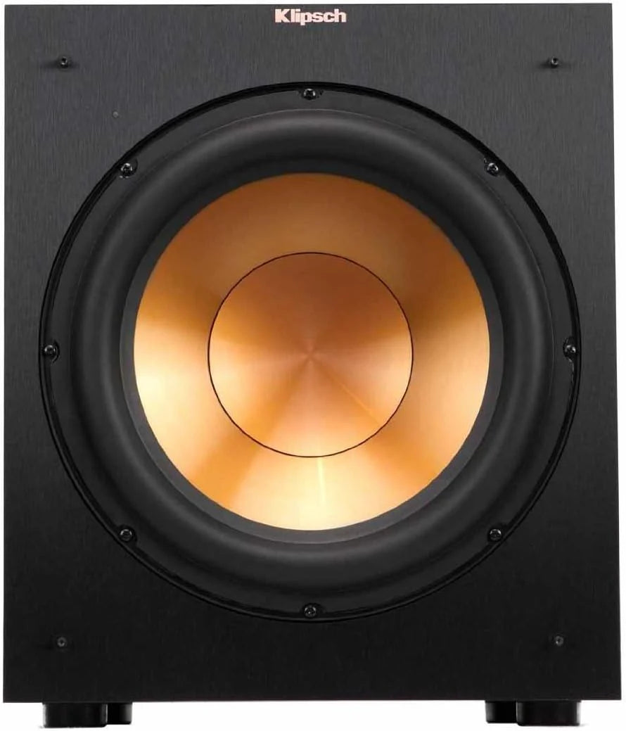 R-12SW Powerful Deep Bass Front Firing 12" Copper-Spun Driver 400W Digital Power Subwoofer 14" X 18.5" X 16"