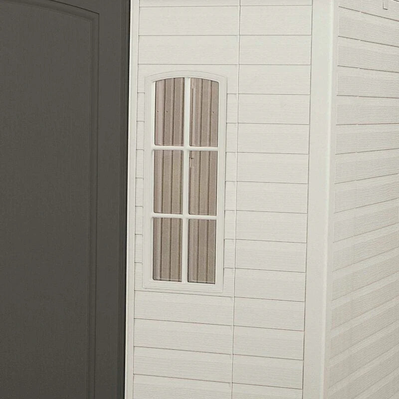 Side 10 ft. W x 8 ft. D Plastic Storage Shed
