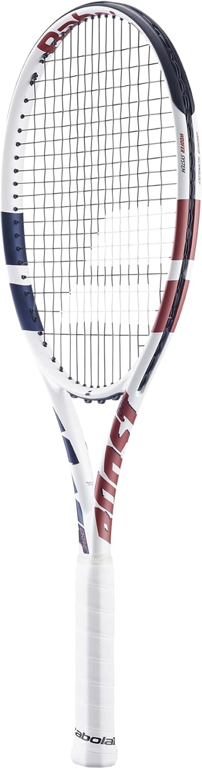 Babolat Boost Drive Strung Tennis Racquet (White)