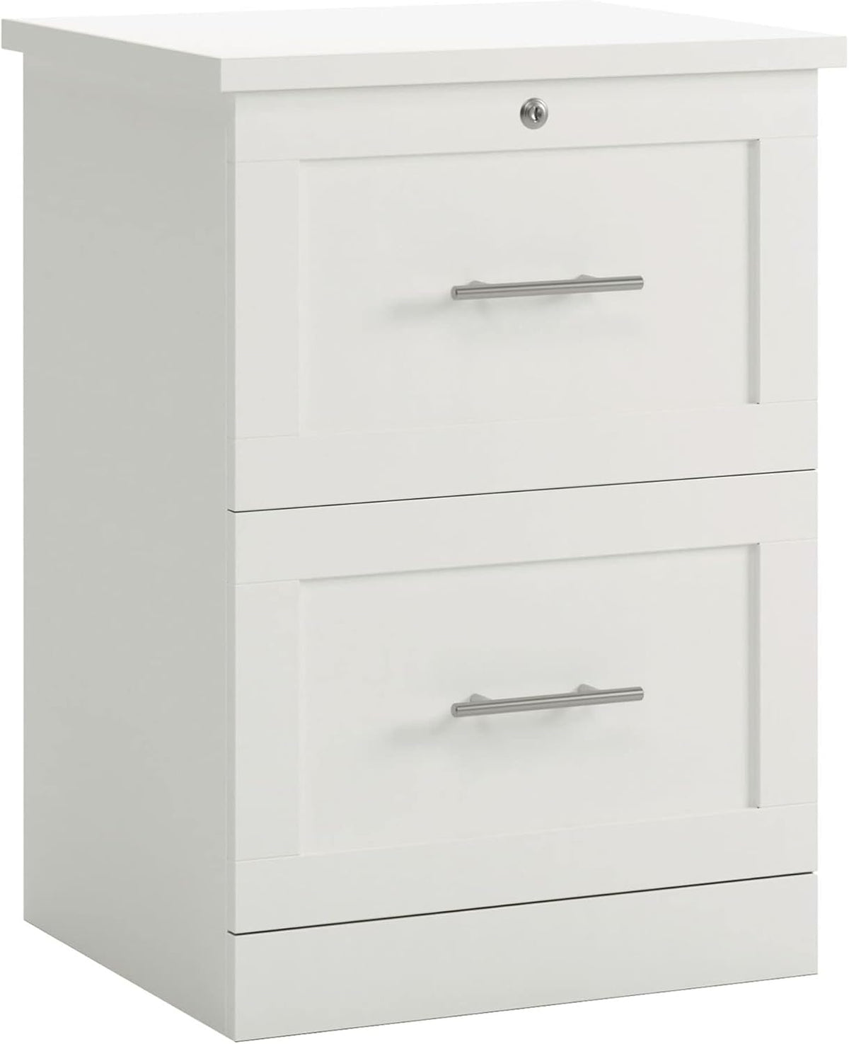 Realspace® 28-1/8 in. X 19 in Vertical 2-Drawer File Cabinet, White
